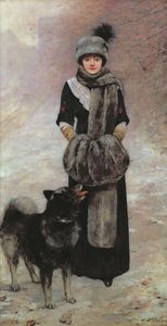 Portrett av Colette Gervex, datter av kunstneren, 1910